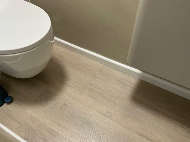 Light Grey Wood Effect Vinyl Flooring - Brand new, in packaging. Karndean Texas Ash.£50. (Cost £100)
