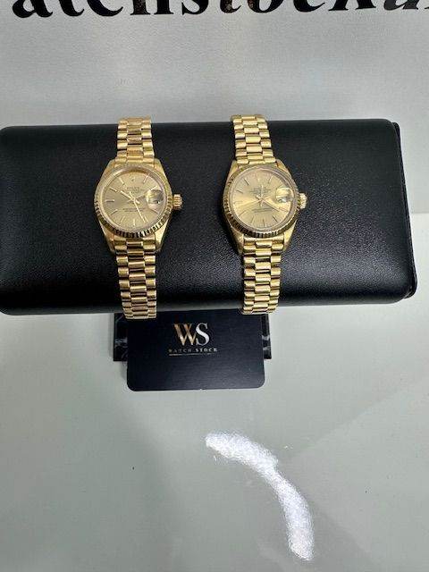 ROLEX 18K LADIES 26MM BOX AND CERTIFICATES