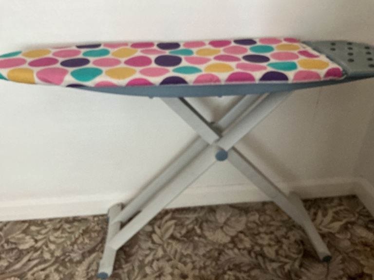 Ketter Ironing Board with Colourful Cover – Good Condition