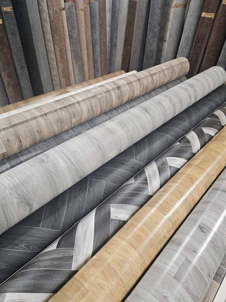 New Vinyl Flooring Rolls – Various Colours and Patterns