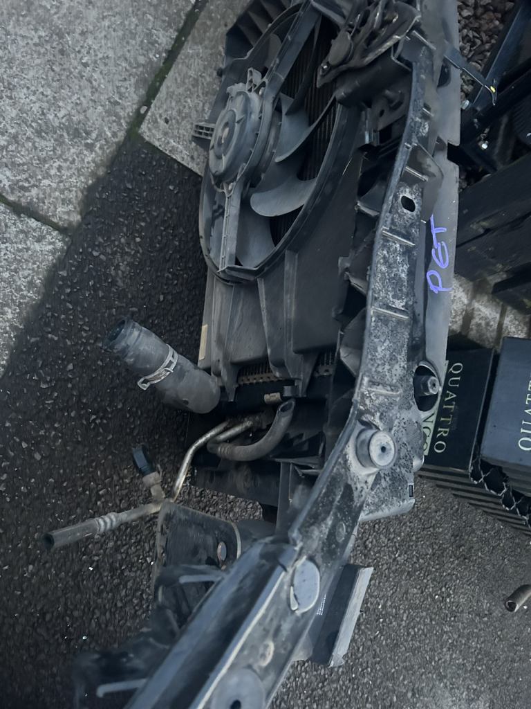 Fiesta front slam panels - with radiator 