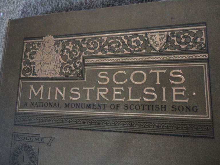 antique scots minstrelsie scottish music sheets, 1892, 6 volumes, 