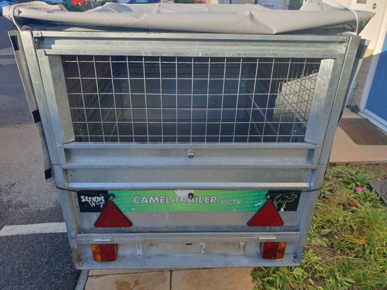 Camel swt171 4x3 trailer with extended mesh sides and New cover 