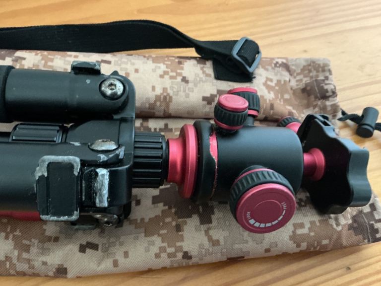 Camera Tripod with Ball Head and Carry Bag – Good Condition