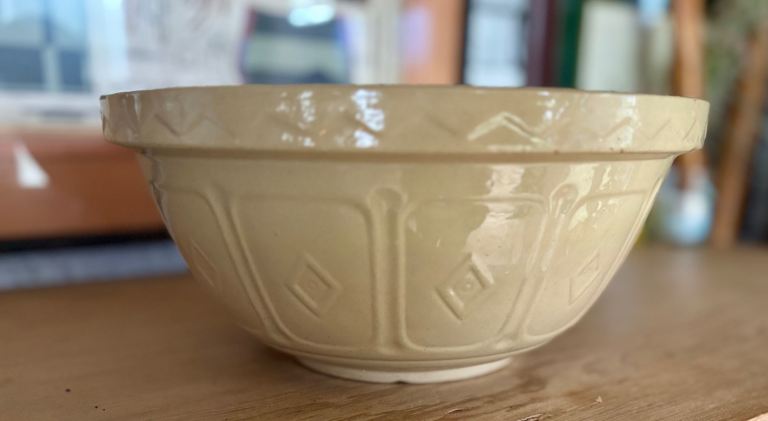 Vintage Mason Cash & co Cane mixing Bowl 29cm diameter,