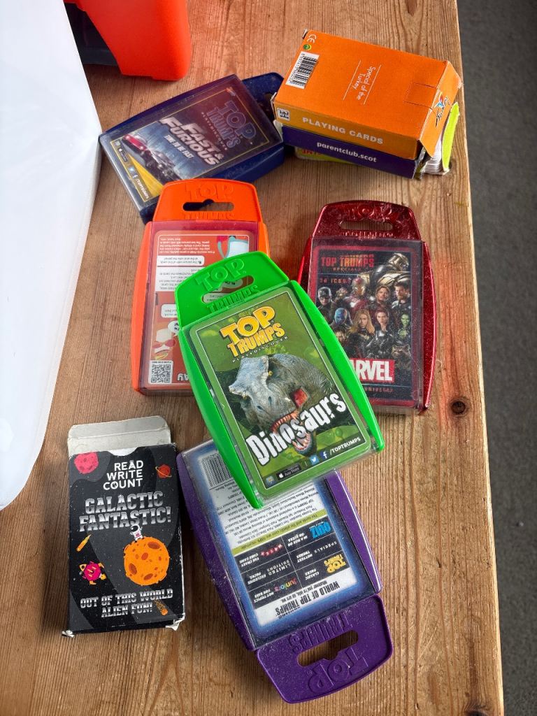 Now gone: Assorted toys: suit boys around 5-10