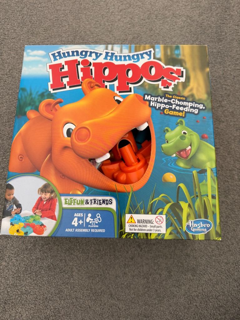 Hungry Hungry Hippos Game age 4+years