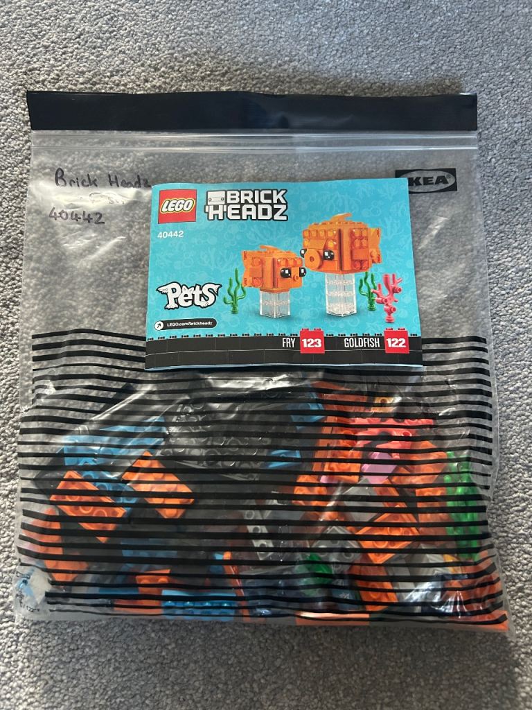Lego Brick Headz Fish