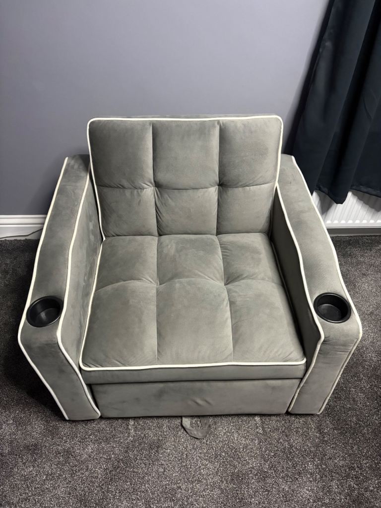 Grey Sofa Bed/chair