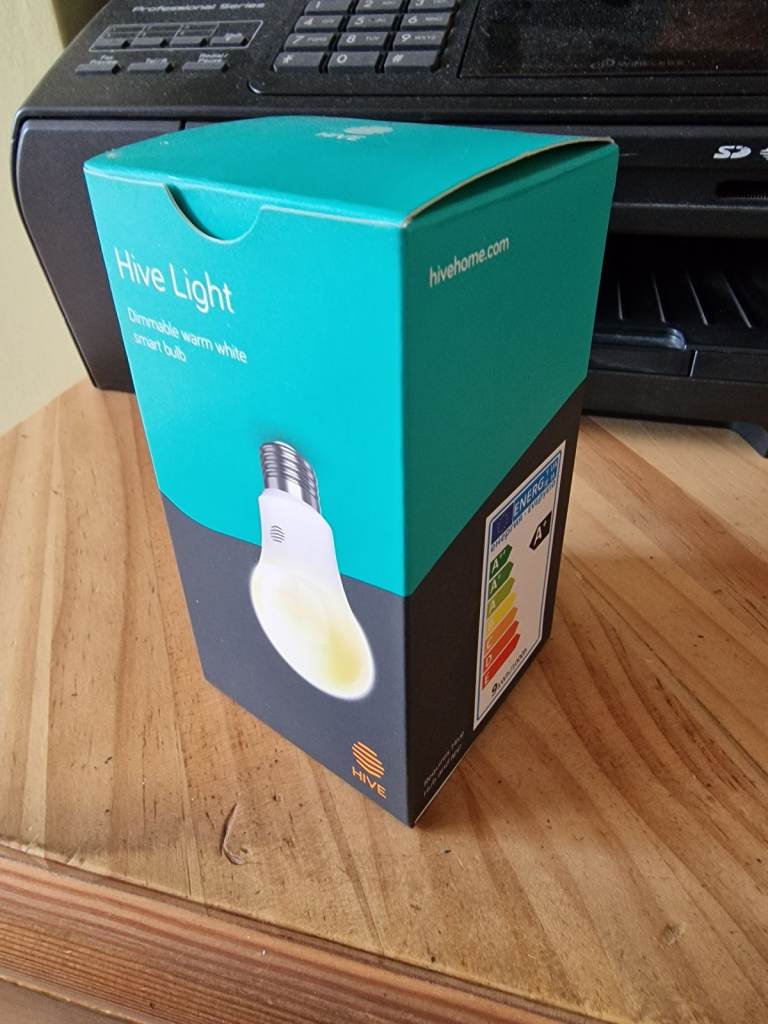 Hive Dimmable E27 A60 LED Smart Light Bulb