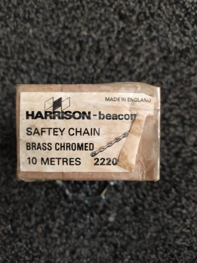 SAFETY CHAIN BRASS CHROMED