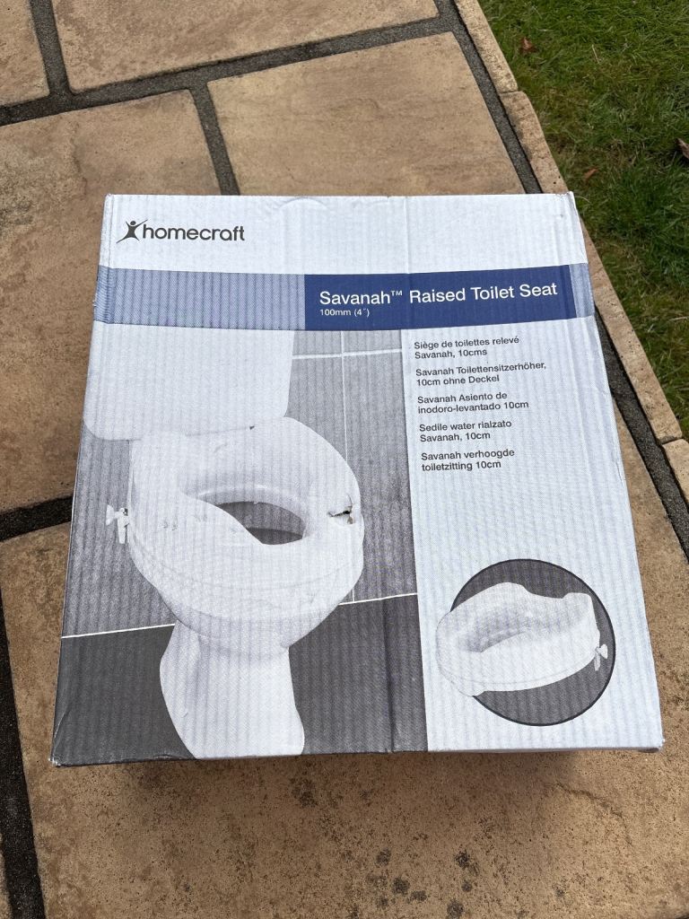 Raised toilet seat 