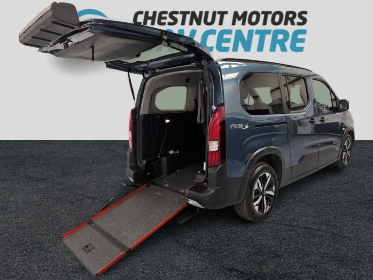 Peugeot Rifter GT WAV Wheelchair Access 1.5 Diesel 5 Seats Fold Flat Ramp 2025
