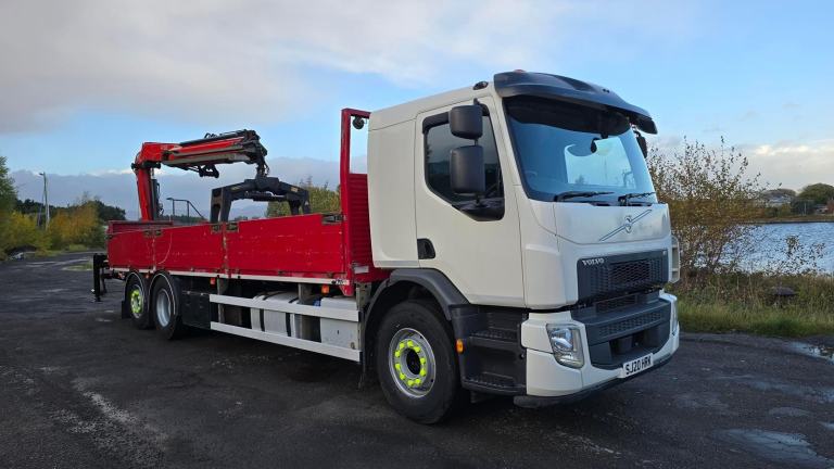 2020 Volvo FE 320 Euro 6 26-tonne Merchant Brick Grab with FASSI F155 Crane 