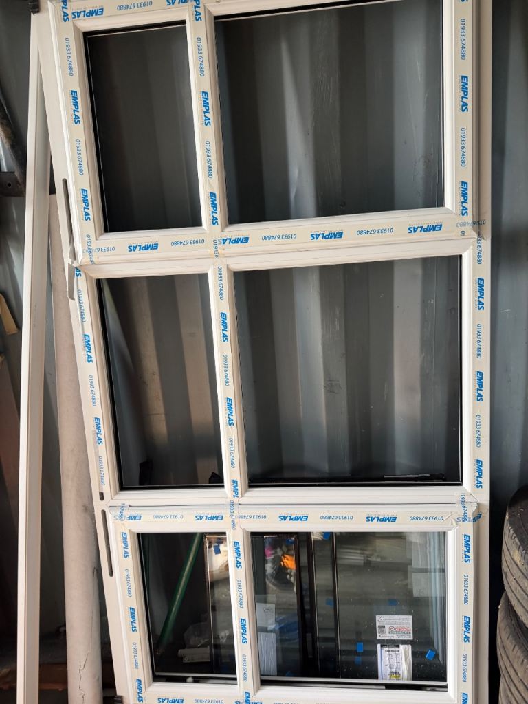 Upvc white window new 
