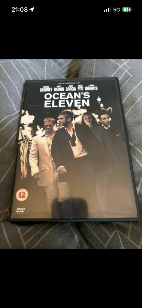 Ocean's Eleven DVD – Good Condition