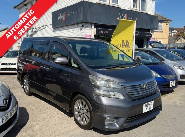2010 Toyota Vellfire 2.4 Automatic MPV Petrol 7 Seater Grey 5dr MPV Petrol Automatic