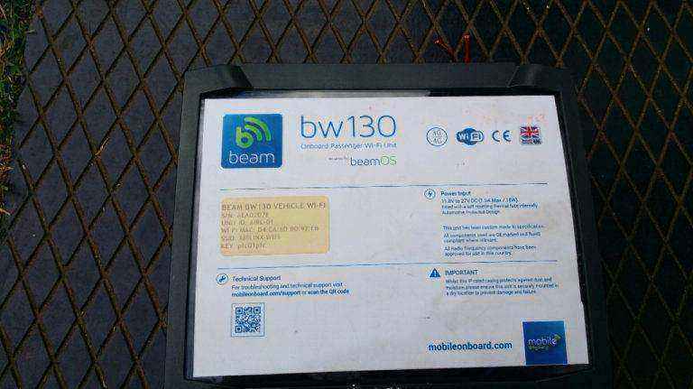 Mobile online Beam bw130 online wifi unit