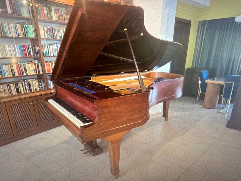 Bluthner Grand Piano-rare oak veneer