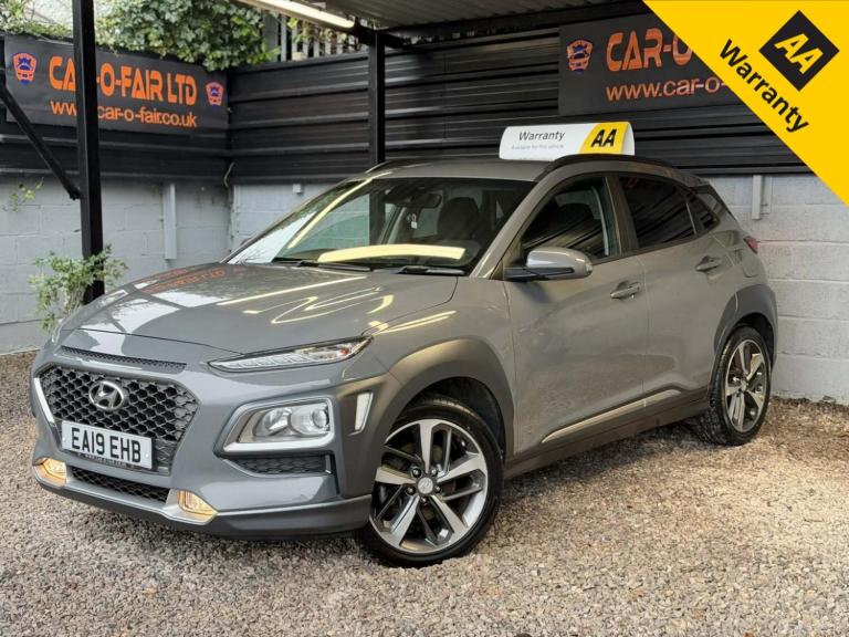 HYUNDAI KONA 1.0 KONA PREM 1.0T MY19 Grey Manual Petrol 2019+REVERSE CAMERA+ULEZ