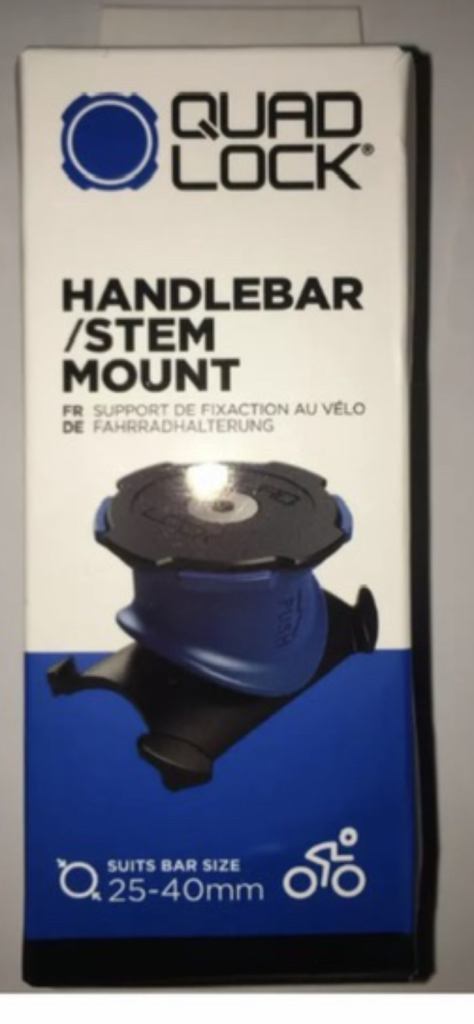 Quad lock bicycle mount: New