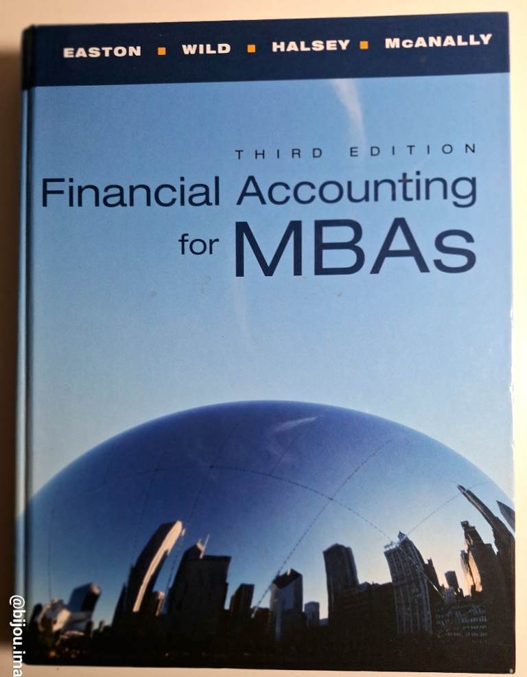 Book: Financial accounting for MBA
