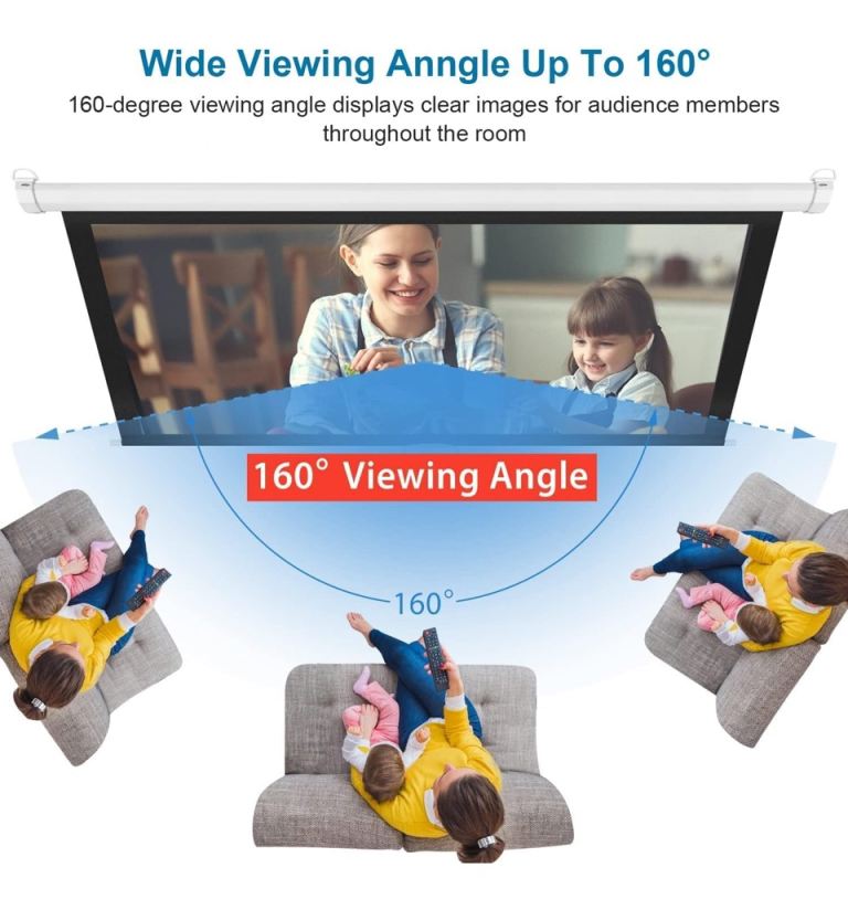 New Projector Screen 60-inch 4:3 Aspect Ratio