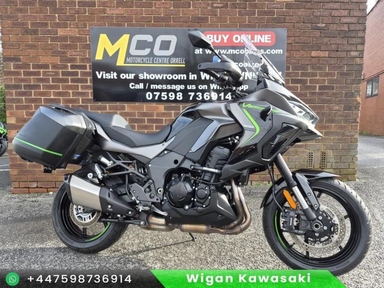 Kawasaki Versys 1100 Ex-demo Only 423 miles FSH Panniers remainder of warrant...