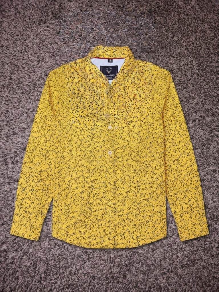 Boys' Allen Solly Juniors Long Sleeve Patterned Shirt (Age 10 Years)