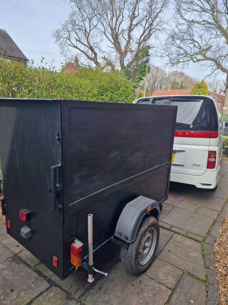 Box trailer 6ftx3ftx4ft high