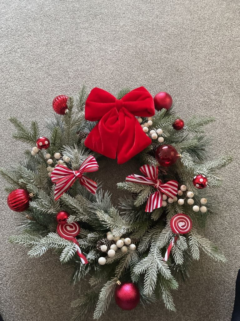 Extra Large Christmas door wreath 