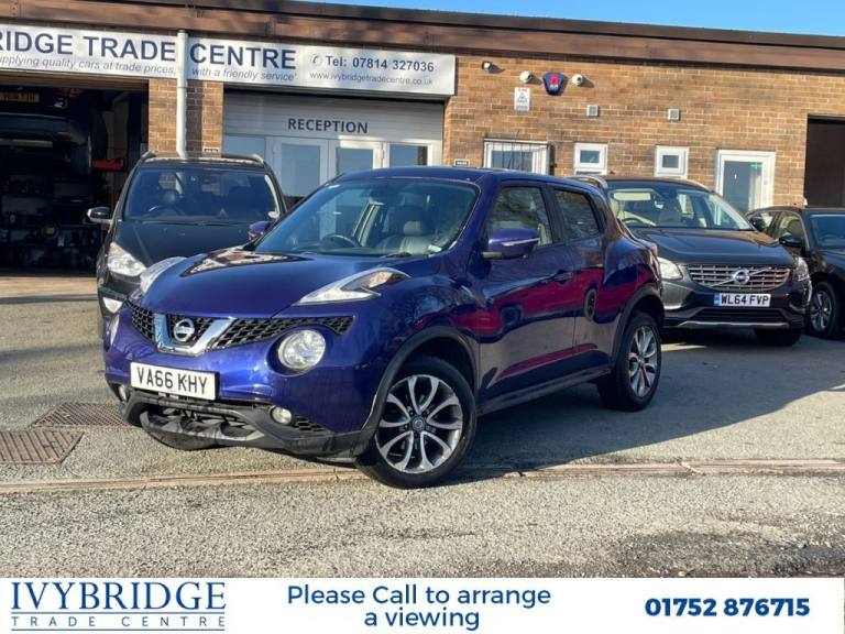 2017 66 NISSAN JUKE 1.2 DIG-T TEKNA SUV 5DR PETROL MANUAL EURO 6 (S/S) (115 PS)