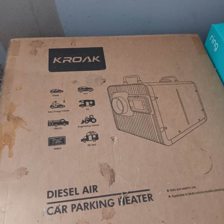 Greenhouse shed diesel heater