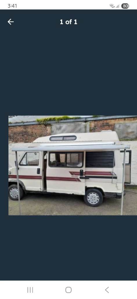 Breaking Talbot Express, Fiat Ducato , campervan 