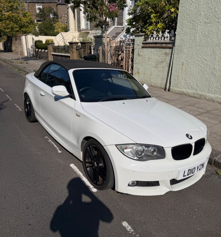 BMW 1 SERIES Convertible 2010 White E88 Automatic Petrol