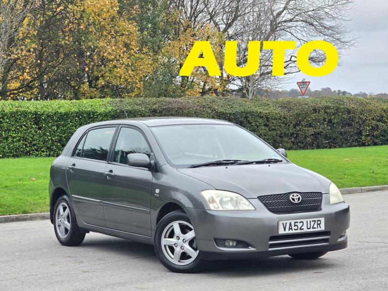 2003 Toyota Corolla 1.6 VVT-i T3 5dr Auto HATCHBACK PETROL Automatic