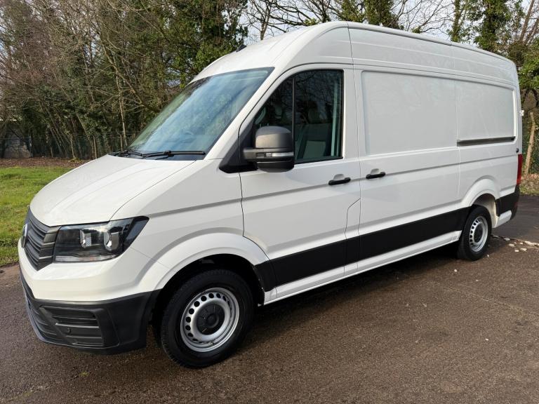 2024 VOLKSWAGEN CRAFTER CR35 TDI MEDIUM HIGH ROOF COMMERCE PLUS IN CANDY WHITE