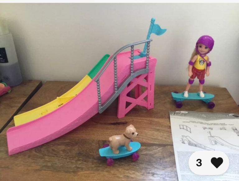 Rare Barbie skate set 