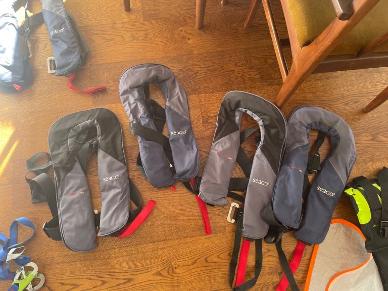 Seaco Inflatable Life Jackets / Buoyancy Aids – Good Condition