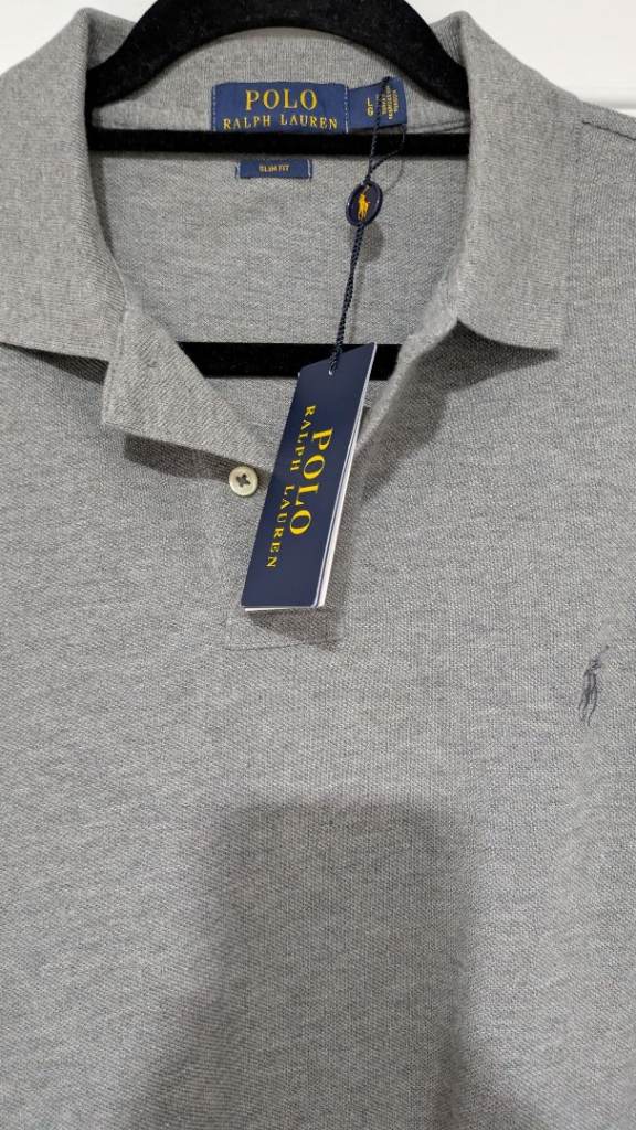 Men's new Ralph Lauren Long Sleeve Polo Shirt for Sale!