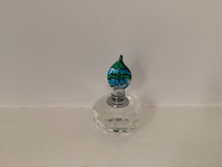 Glass perfume bottle
