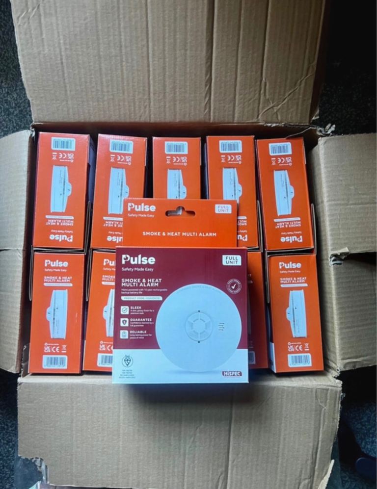 8 New Pulse Smoke & Heat Multi Alarm by HiSPEC – Grade S1 Fire Protection