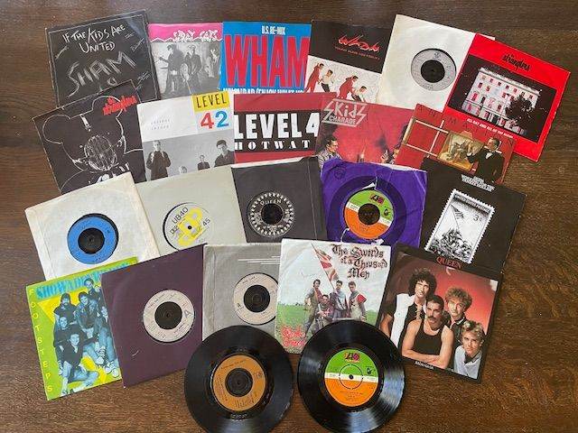 VINYL RECORD JOB Lot 30Kg Around 120 Records Mixed Genre With