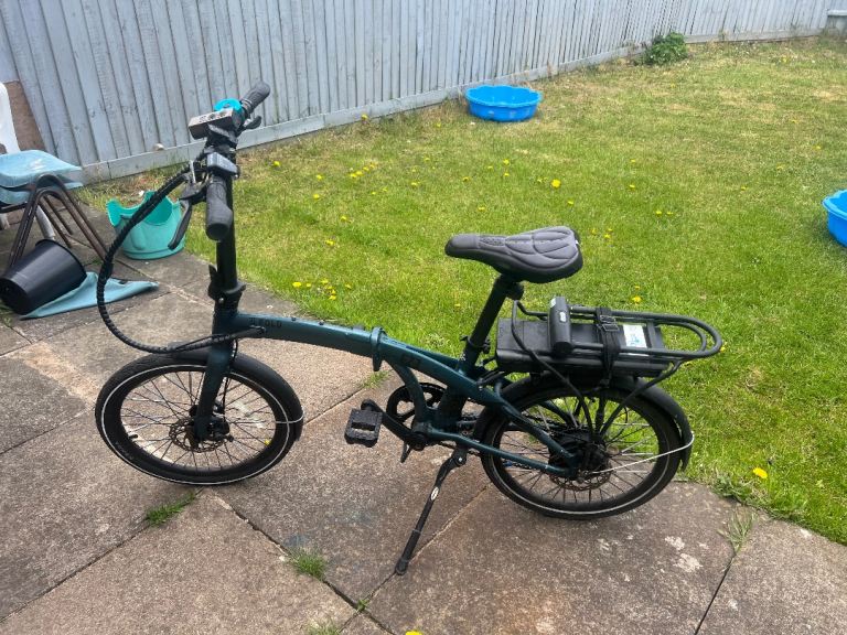 Electric folding bike