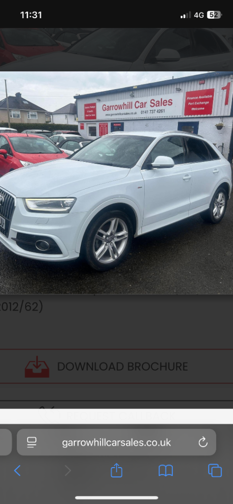 Audi, Q3, Estate, 2012, Manual, 1968 (cc), 5 doors