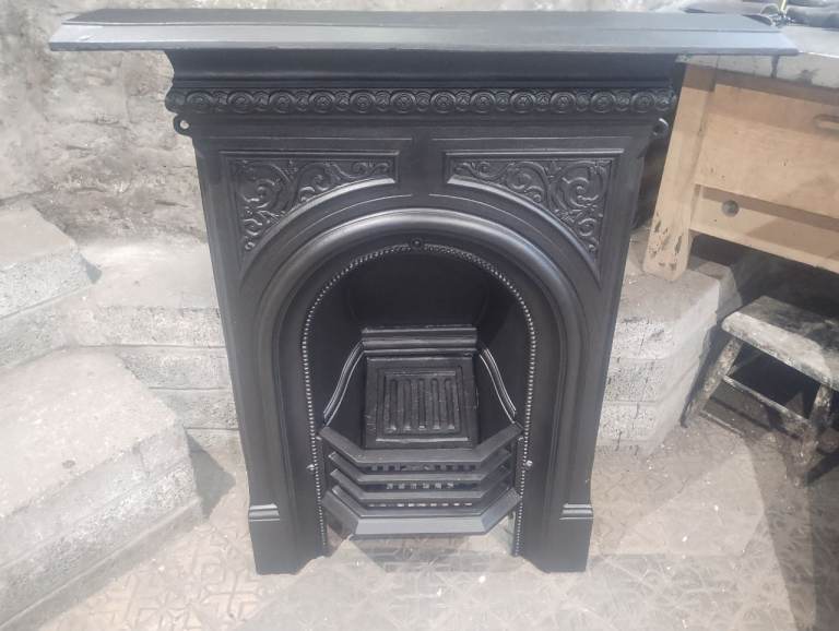 Victorian cast iron fireplace