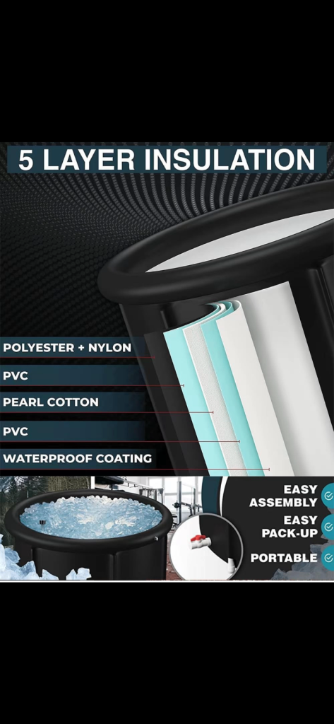 Cold Water Tub - Portable Ice Bath Tub 