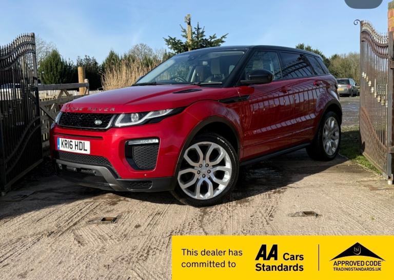 2016 Land Rover Range Rover Evoque 2.0 TD4 HSE DYNAMIC 5DR AUTO 4WD 126K (RED) F.S.H 2 KEYS  ESTA...