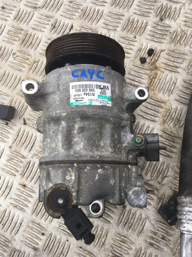 VW AUDI SEAT SKODA AC UNIT COMPRESSOR 5n0820803 (cayc)