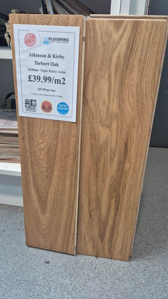 Atkinson & Kirby Tarbot Oak Super Rustic Grade Wood Flooring